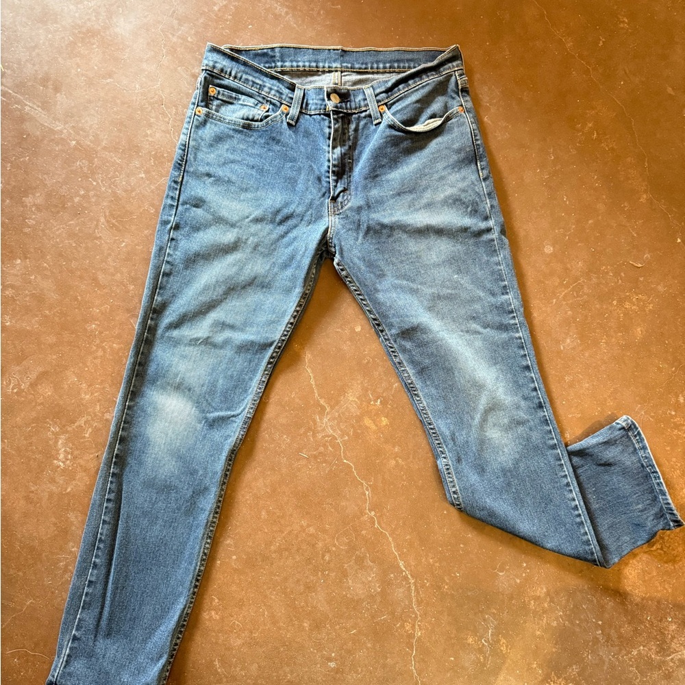 Levi's Classic Blue Jeans 511 32x29 Medium Wash - Picture 1 of 4